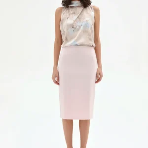 Gonna Tubino con Spacco Laterale T.Tecnico