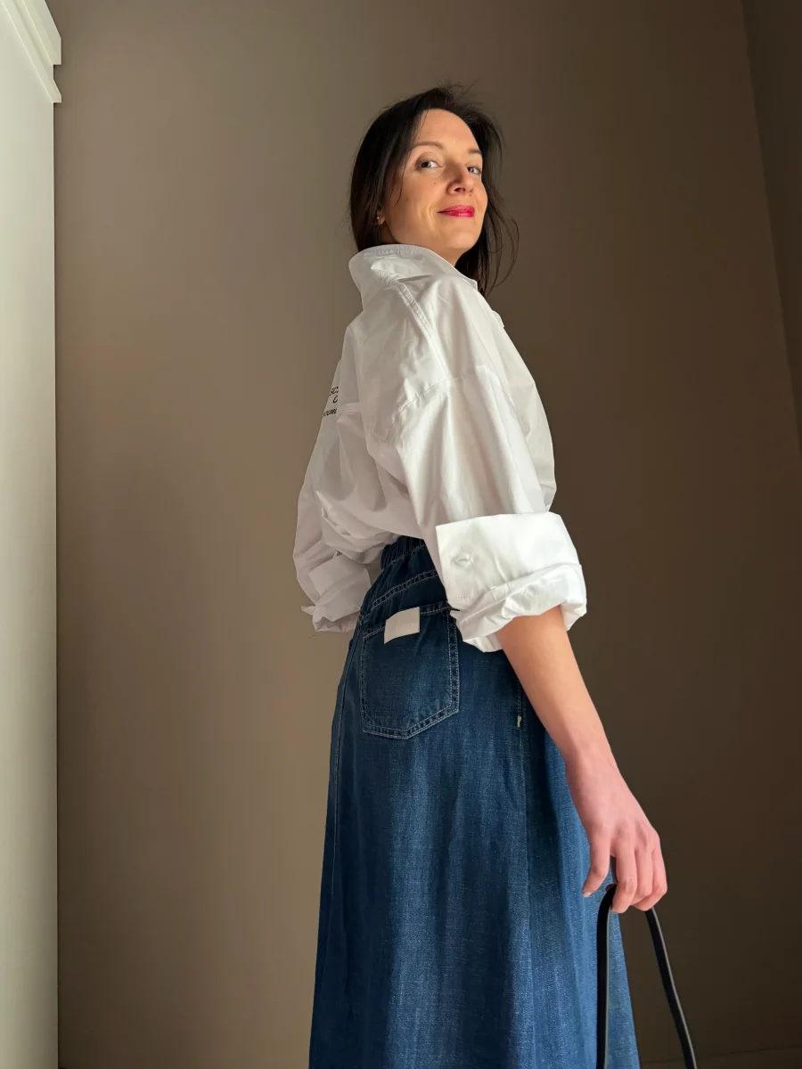 Gonna in denim Noumeno Concept - immagine 9