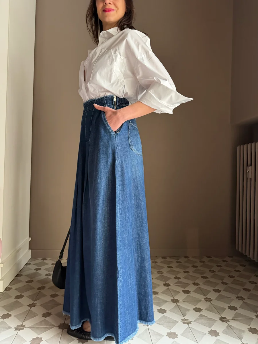 Gonna in denim Noumeno Concept - immagine 5