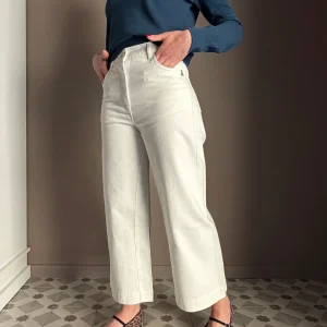 Pantalone Denim crop in cotone Patrizia Pepe