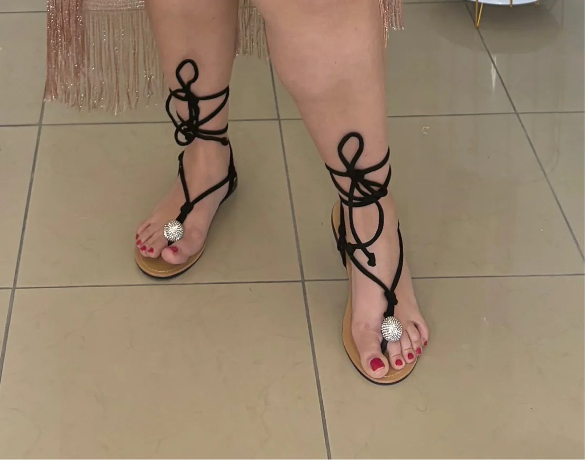 Infradito con gioiello