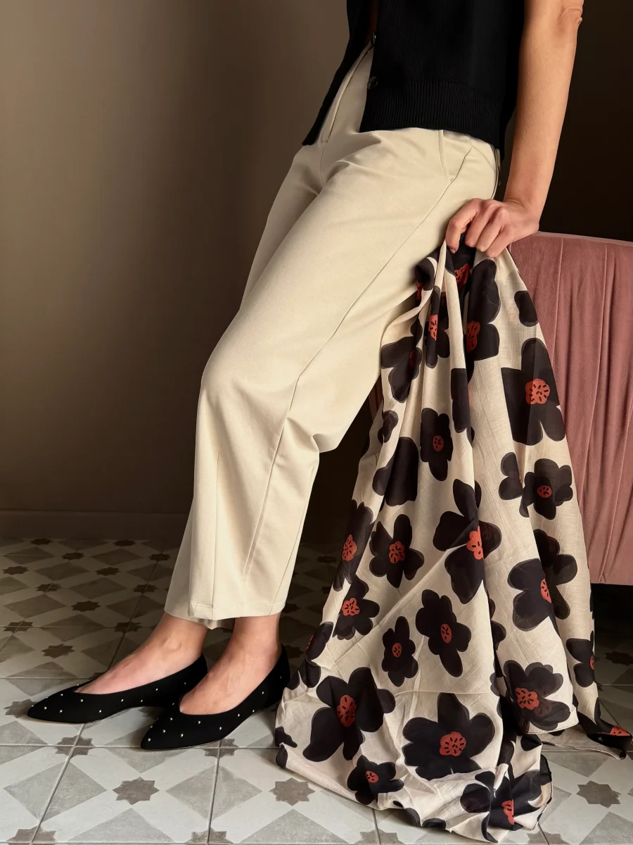 Sciarpa in cotone e seta Alessia Santi - immagine 5