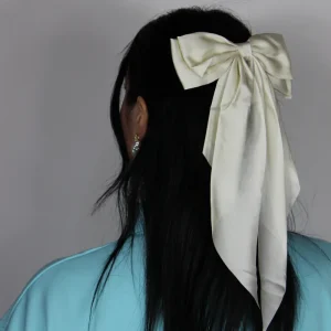 Mollettina fiocco avorio