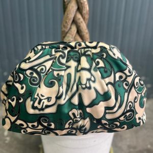 Borsa Clutch Donna in Tessuto Rasato con Tracolla a Catena