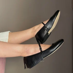 Scarpa Mary Jane con frange