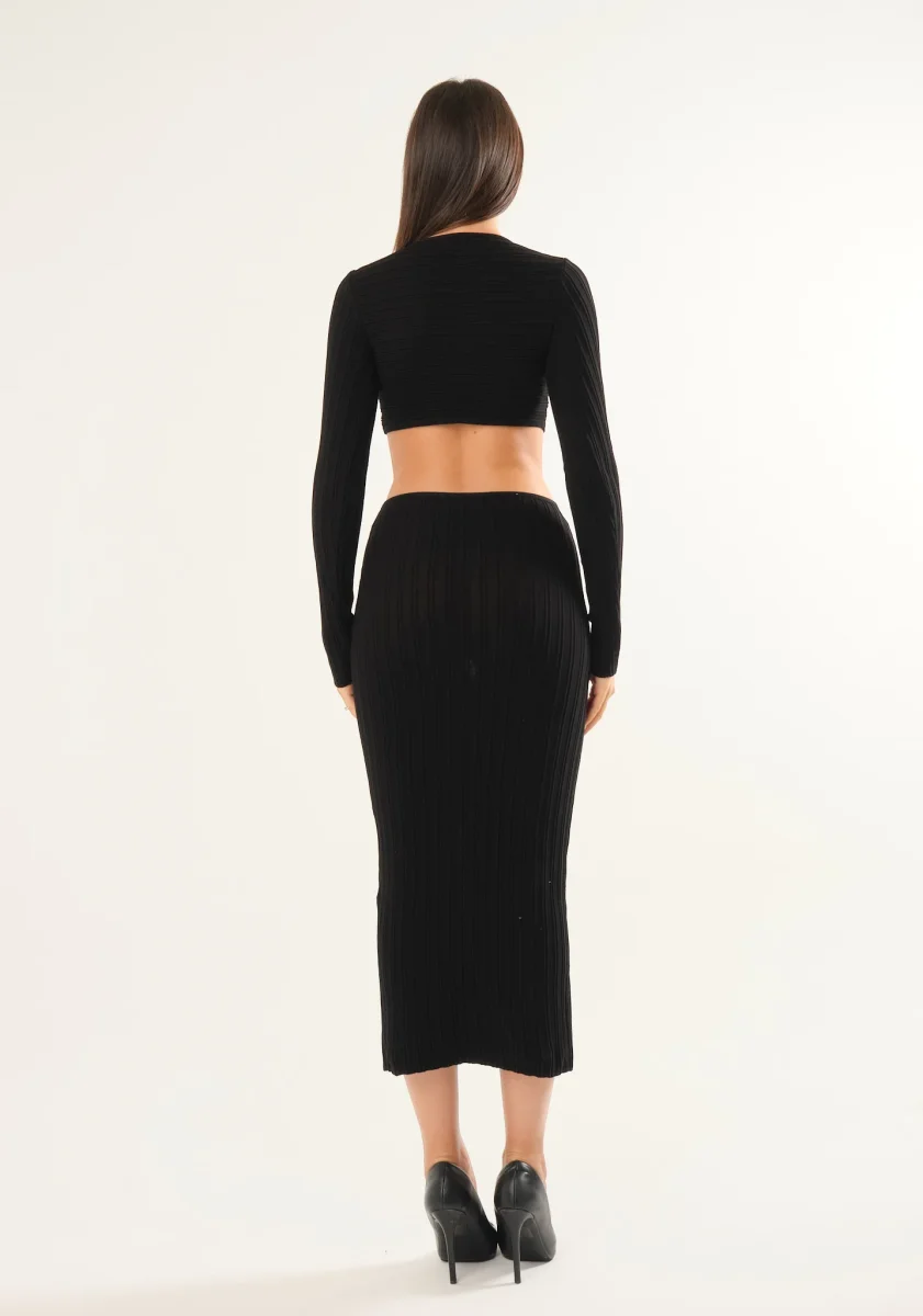 Abito lungo con incrocio - immagine 5