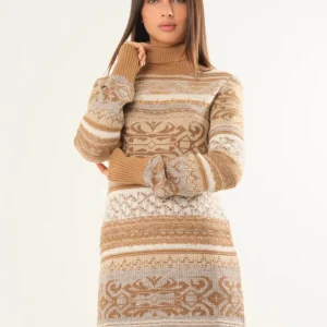 Abito a lavorazione mista