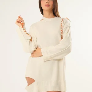 Abito over con cut out