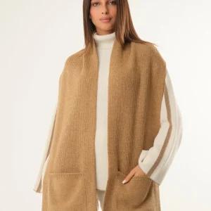 Sciarpa in lurex con tasche