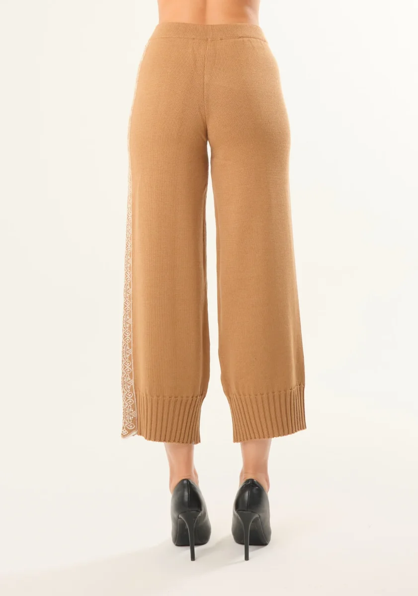 Pantalone con banda jacquard - immagine 4