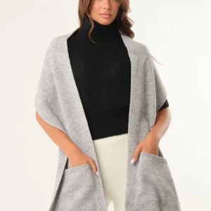 Sciarpa in lurex con tasche