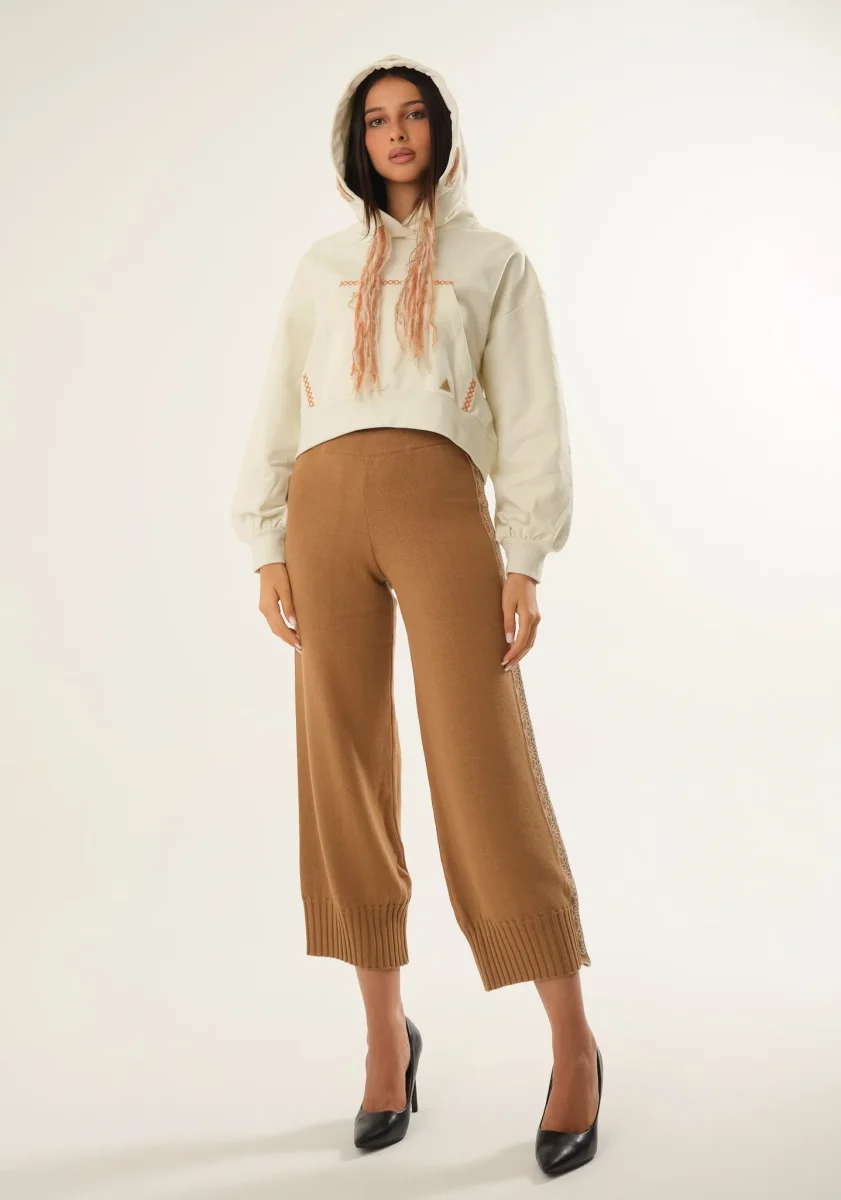 Pantalone con banda jacquard - immagine 6