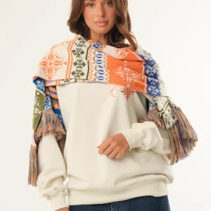 Sciarpa in fantasia jacquard