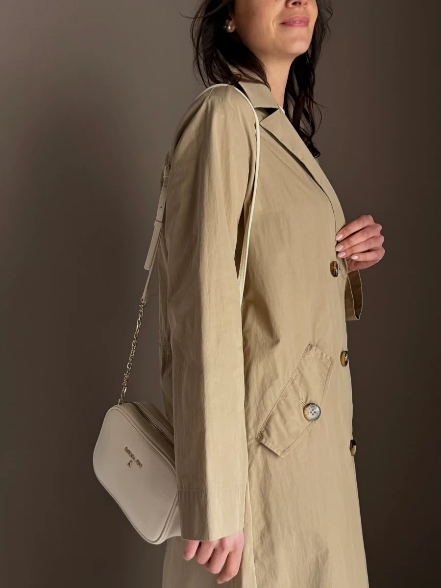 Borsa camera case in pelle wooly White - immagine 8