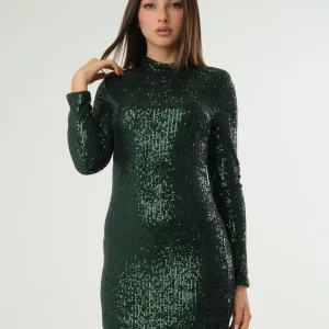 Abito aderente con paillettes