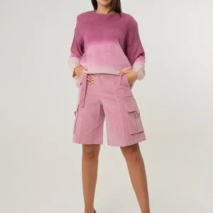 Bermuda cargo in fustagno