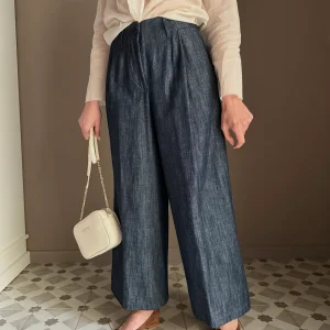 Pantalone in denim Chambray