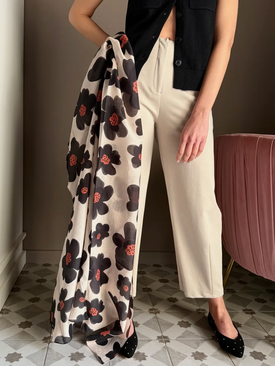 Sciarpa in cotone e seta Alessia Santi - immagine 4