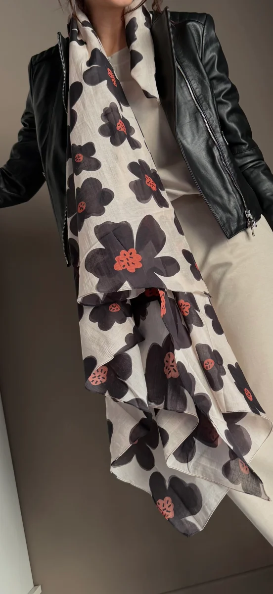 Sciarpa in cotone e seta Alessia Santi - immagine 8