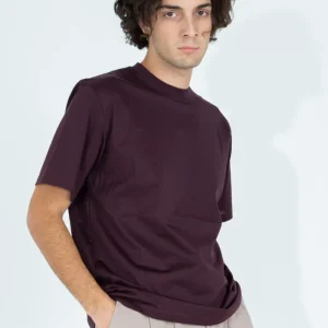 T-shirt in filo di scozia