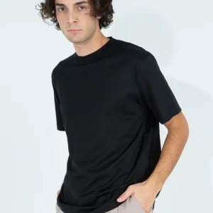 T-shirt in filo di scozia