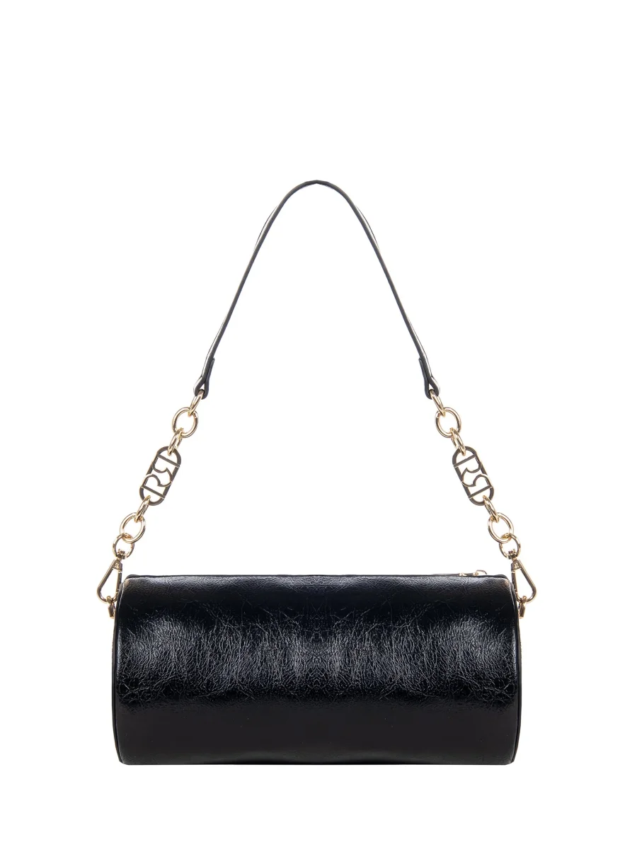 Borsa Cilindro Effetto Invecchiato con Tracolle Intercambiabili - immagine 9