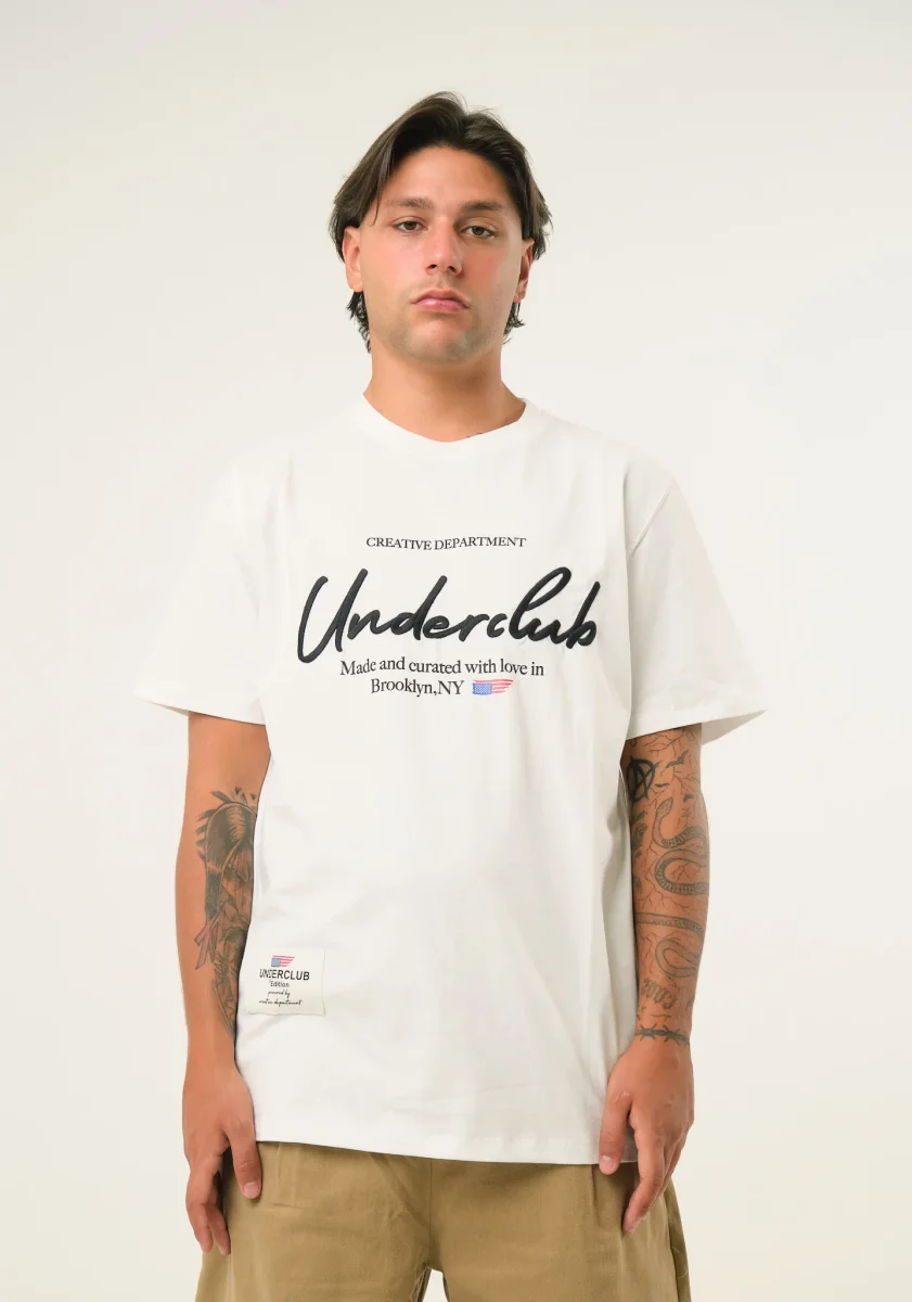 T-shirt in jersey con ricamo - immagine 5