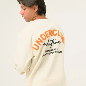 Felpa con logo in teddy