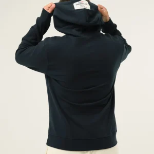 Felpa con patch su cappuccio