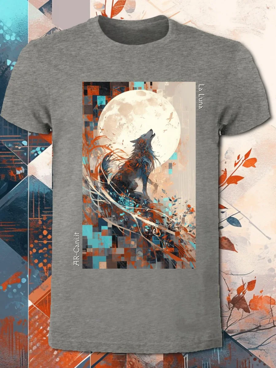 AR-Cani - T-shirt UNISEX - La Luna - immagine 6