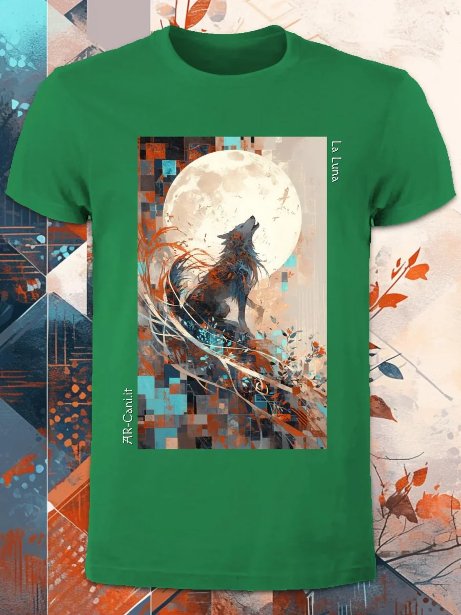 AR-Cani - T-shirt UNISEX - La Luna - immagine 9