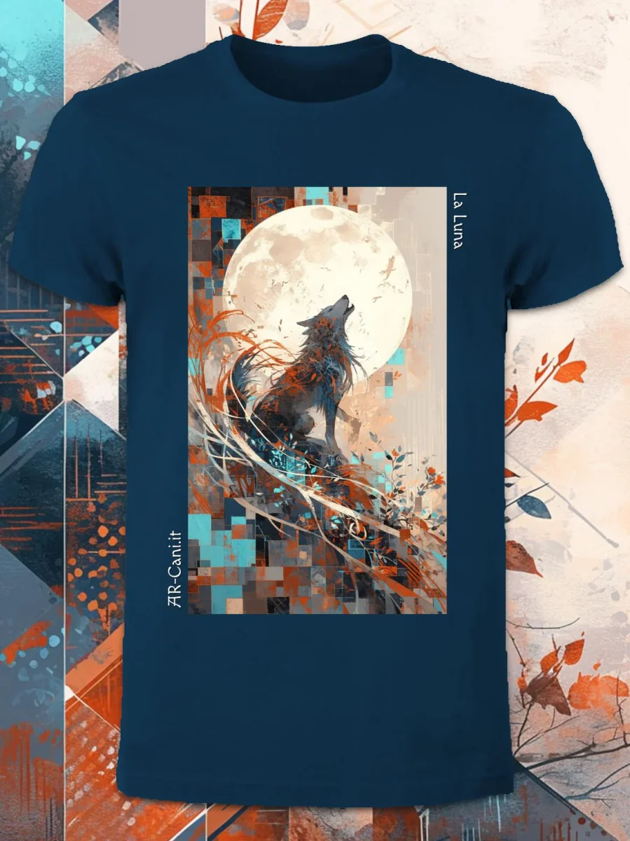 AR-Cani - T-shirt UNISEX - La Luna - immagine 5