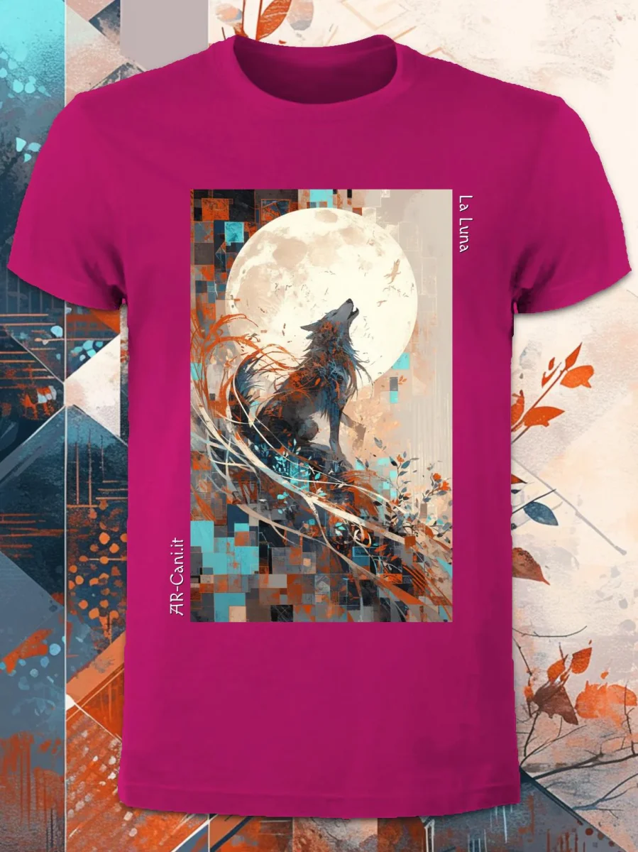 AR-Cani - T-shirt UNISEX - La Luna - immagine 8