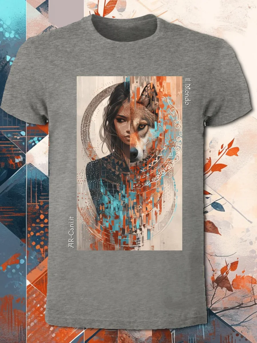 AR-Cani - T-shirt UNISEX - Il Mondo - immagine 4