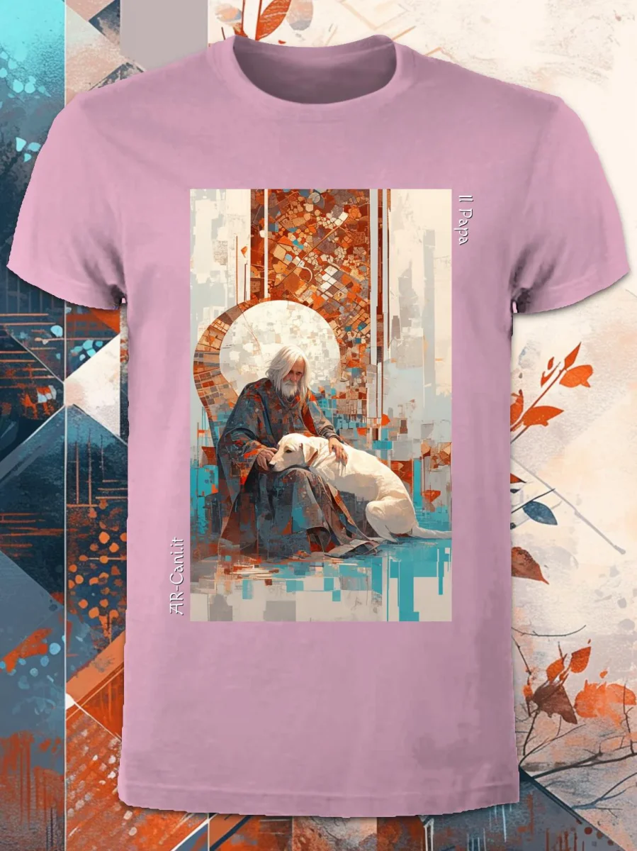 AR-Cani - T-shirt UNISEX - Il Papa - immagine 9