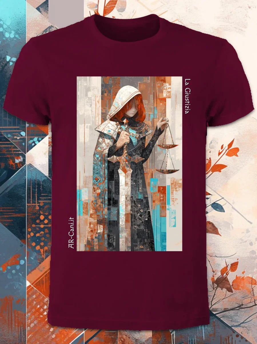AR-Cani - T-shirt UNISEX - la Giustizia - immagine 9