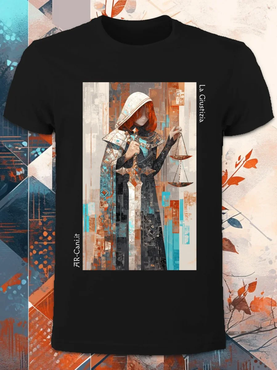 AR-Cani - T-shirt UNISEX - la Giustizia - immagine 8