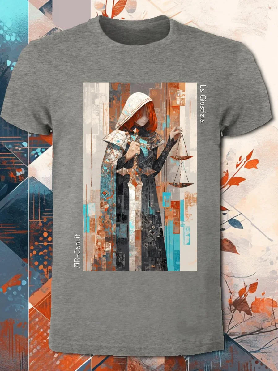 AR-Cani - T-shirt UNISEX - la Giustizia - immagine 5