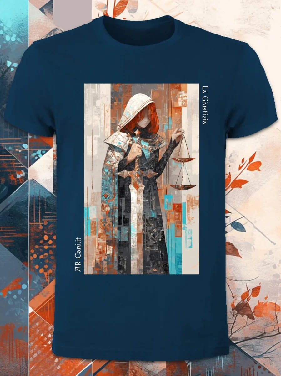 AR-Cani - T-shirt UNISEX - la Giustizia - immagine 4