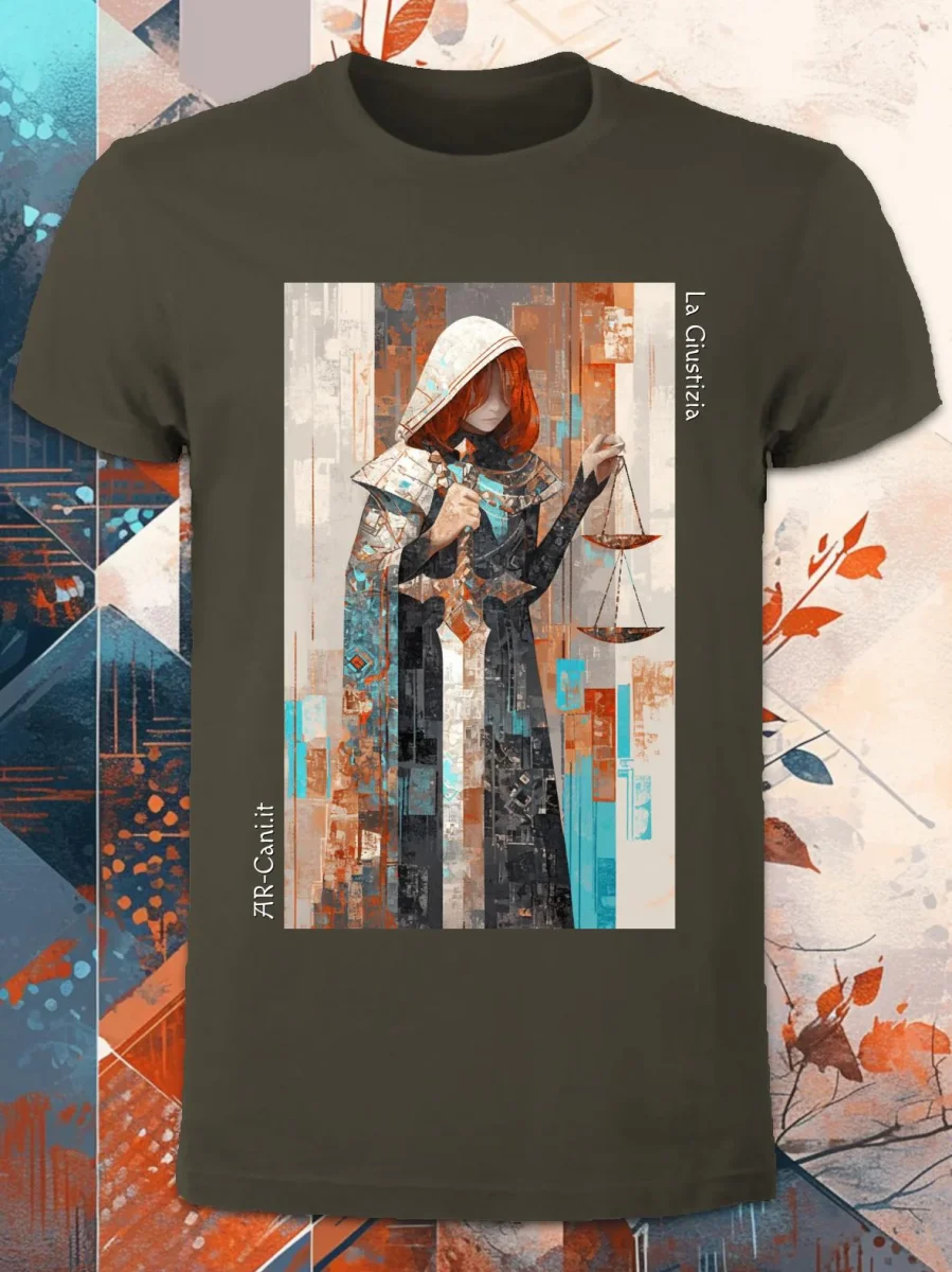 AR-Cani - T-shirt UNISEX - la Giustizia - immagine 7