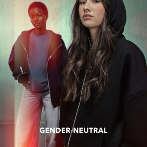 Felpa unisex zip e cappuccio Influence