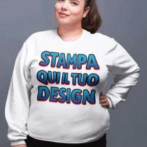 Felpa Taglie Forti con Stampa EXTRA SIZE