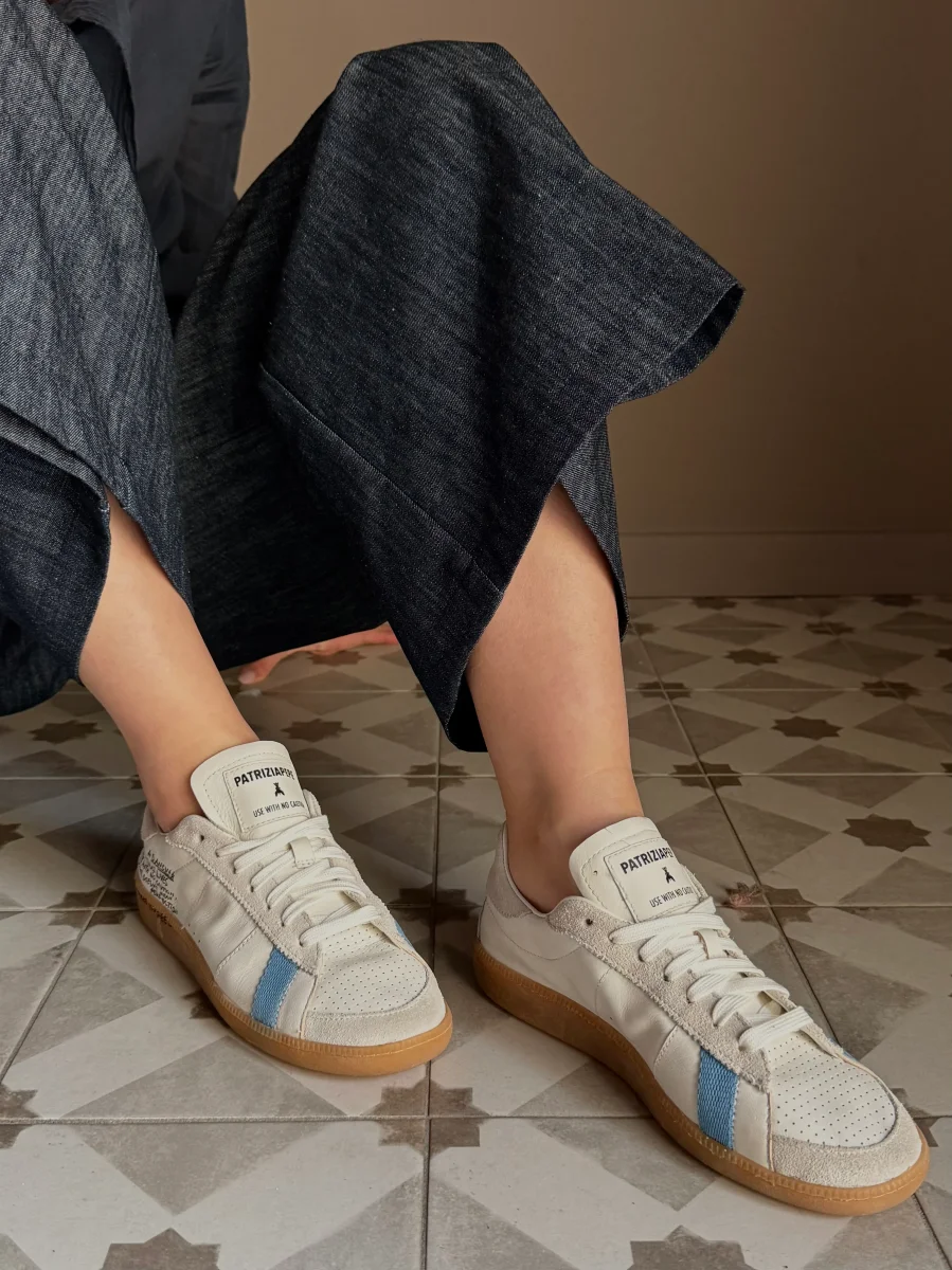 Skin sneakers White-blue - immagine 6