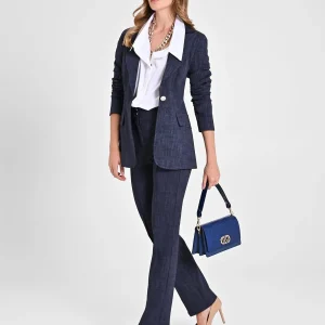 Giacca effetto Denim