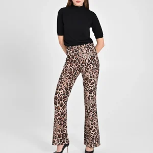 Pantalone Flared Animalier