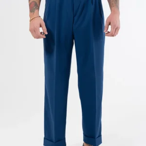 Pantalone Fondo Ampio e Fibbie Laterali Royal Sorrento