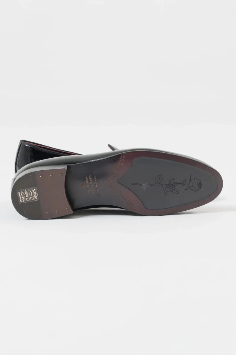 Mocassino Verniciato con Nappine Scamosciate - immagine 5