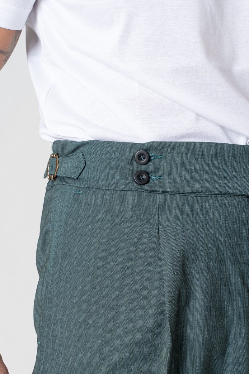 Pantalone con Bustino Tondo Verde Solaro Saint Tropez - immagine 6