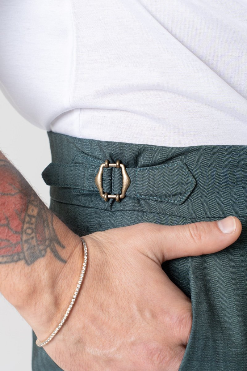 Pantalone con Bustino Tondo Verde Solaro Saint Tropez - immagine 7