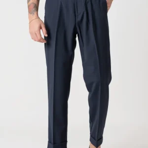 Pantalone con Bustino Tondo Blu Napoli